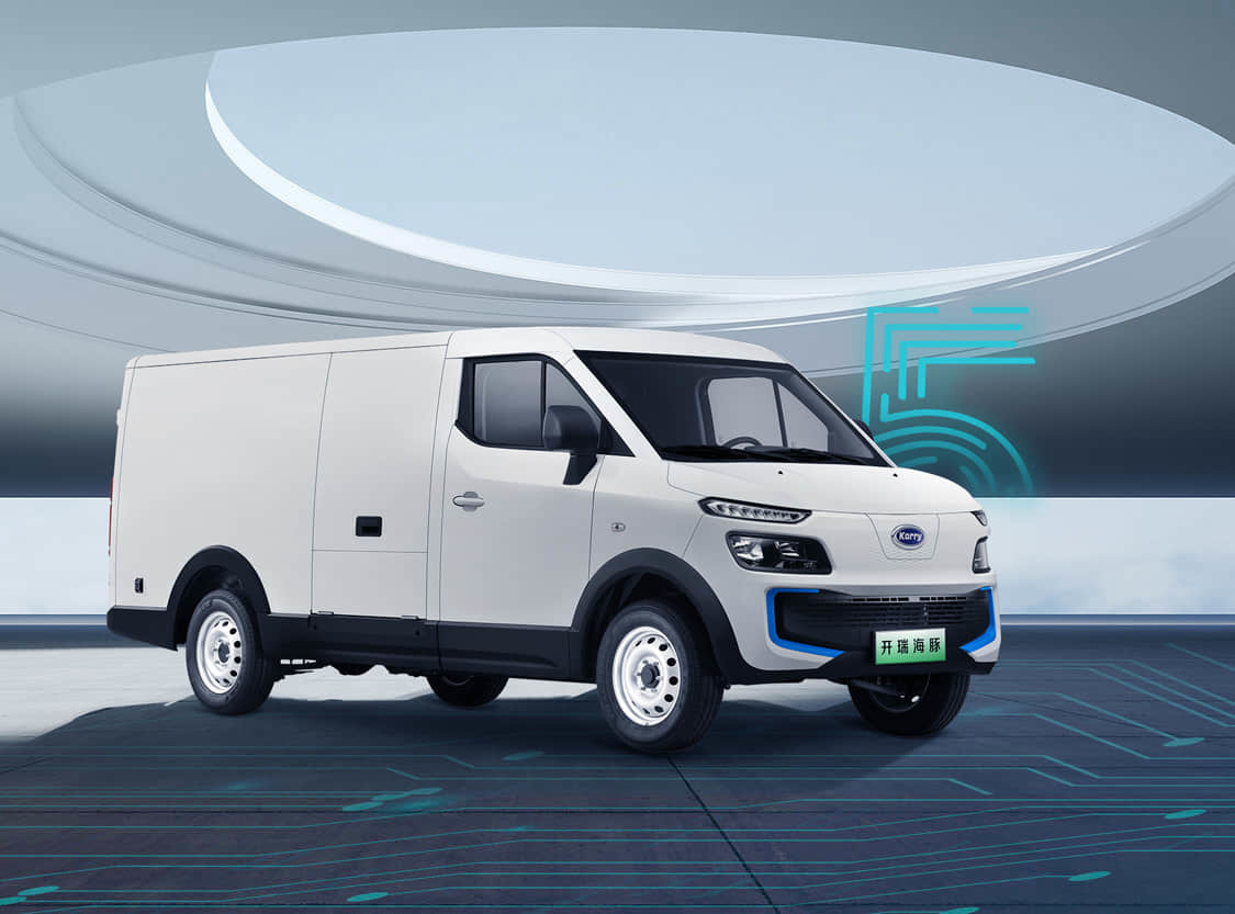 آخرین مورد شرکت DFSK از 2023 Kairui Dolphin EV: یک دوره جدید در وسایل نقلیه الکتریکی تجاری معرفی کرد
